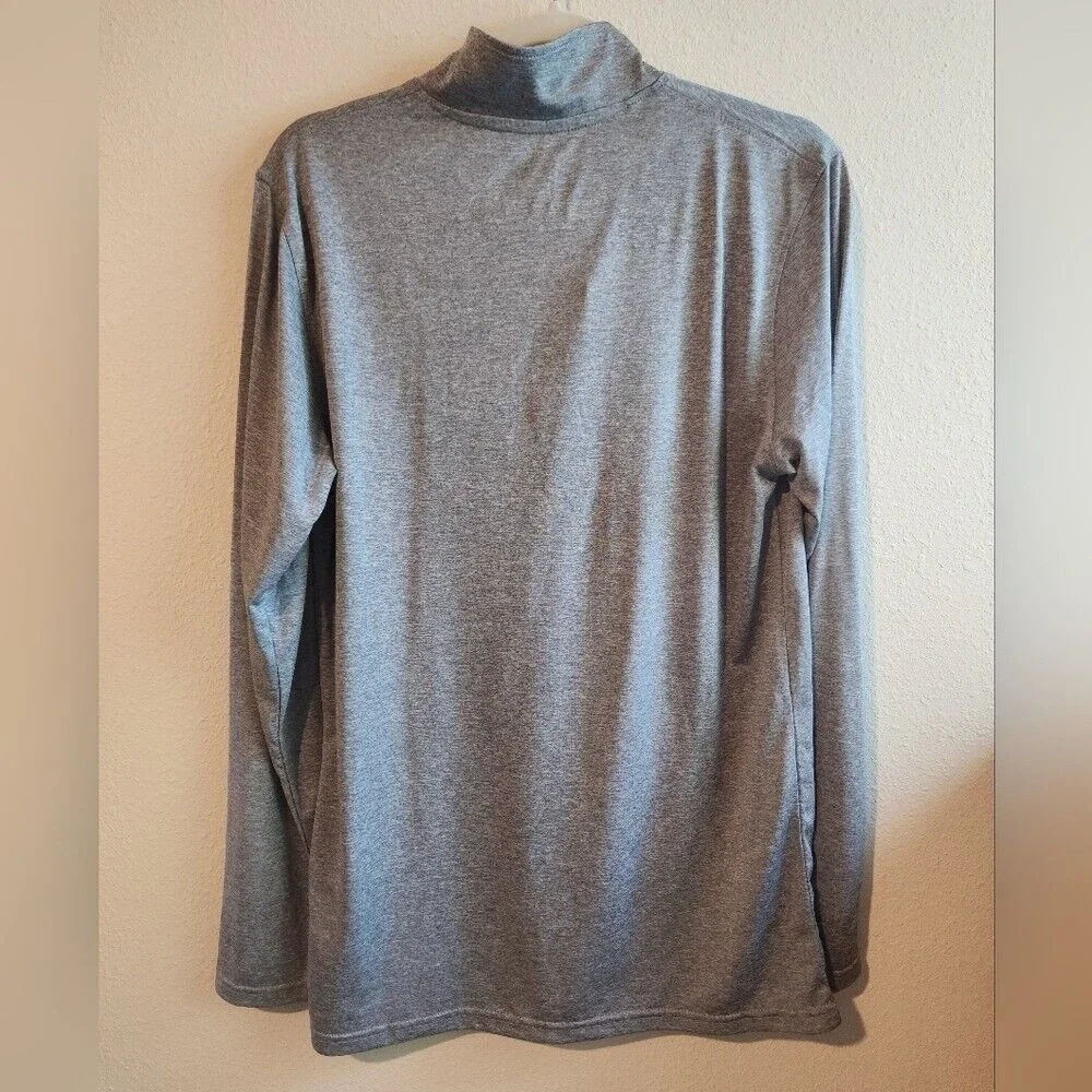 NBA Los Angeles LA Lakers‎ Ultra Game Quarter 1/4 Zip Pullover Grey Mens Small